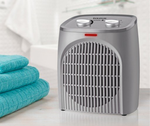 Calefactor Taurus Tropicano Bagno - 2000w - Termostato Regulable - Funcion Ventilador - 2 Intensidad