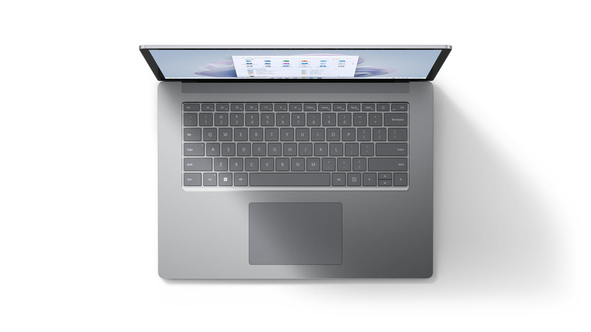 Microsoft Surface Laptop 5 Intel® Core I7 I7-1255u Portátil 38,1 Cm (15") Pantalla Táctil 8 Gb Lpddr5x-Sdram 256 Gb Ssd Wi-Fi 6 (802.11ax) Windows 11 Home Platino