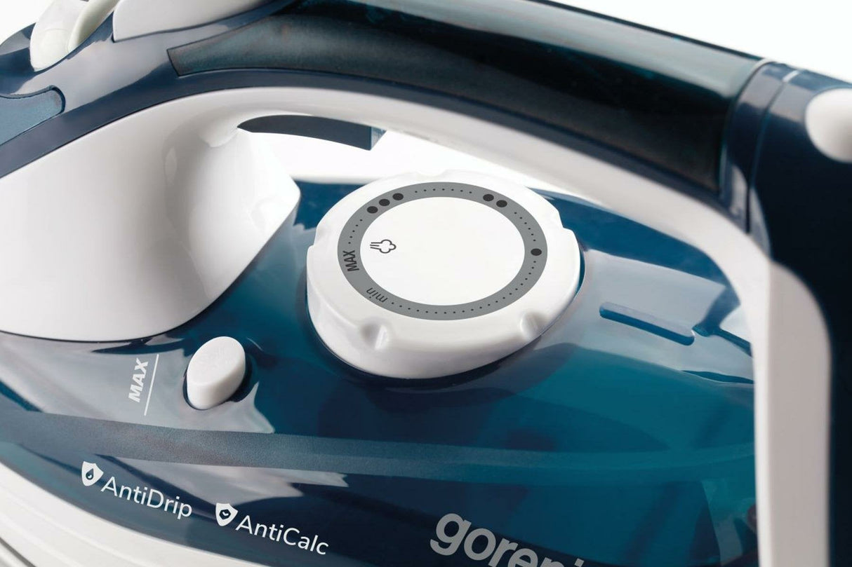 Plancha Gorenje Sih2800tqc   A Vapor Suela De Cerámica 2800 W Azul