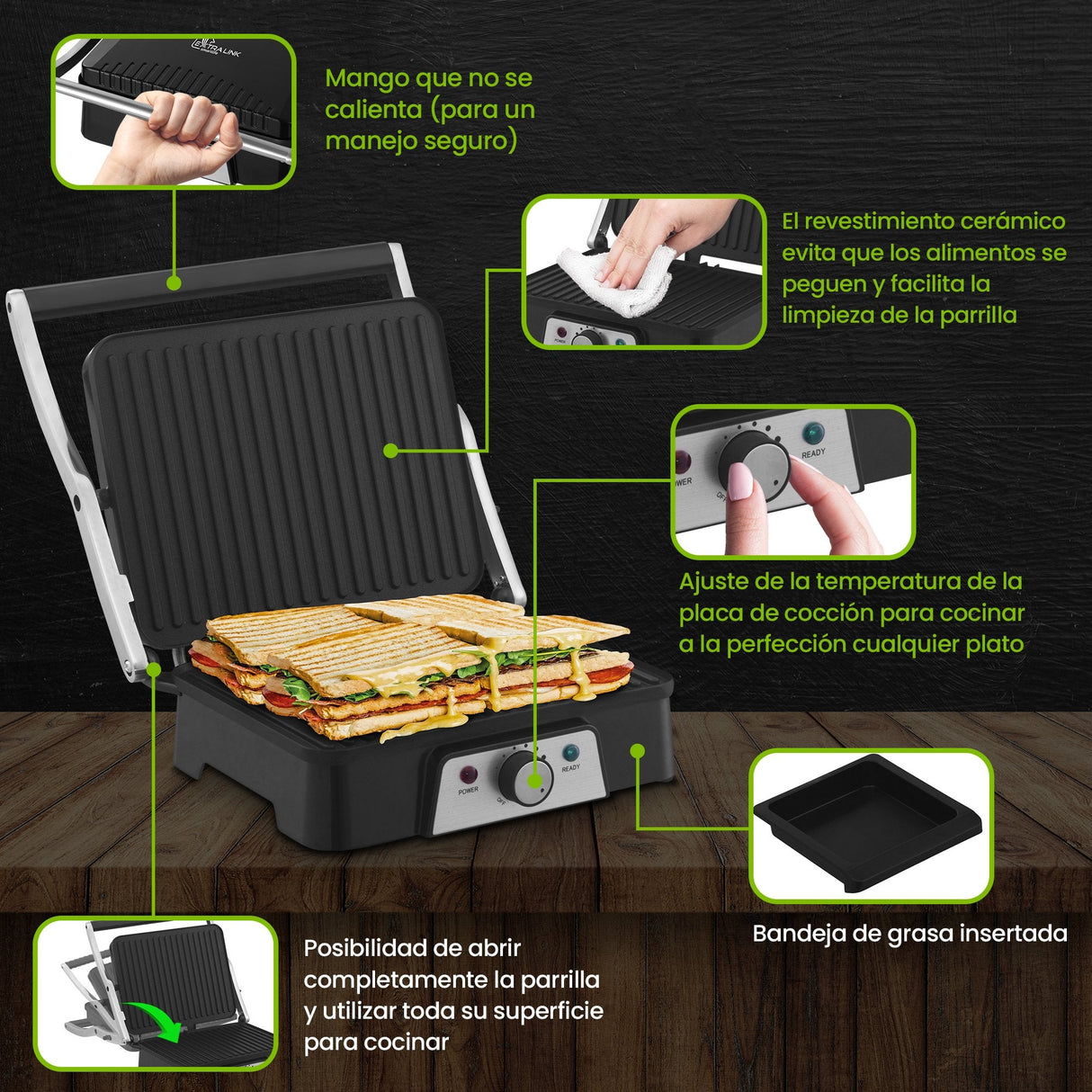 Extralink Smart Life Electric Grill Sj-36