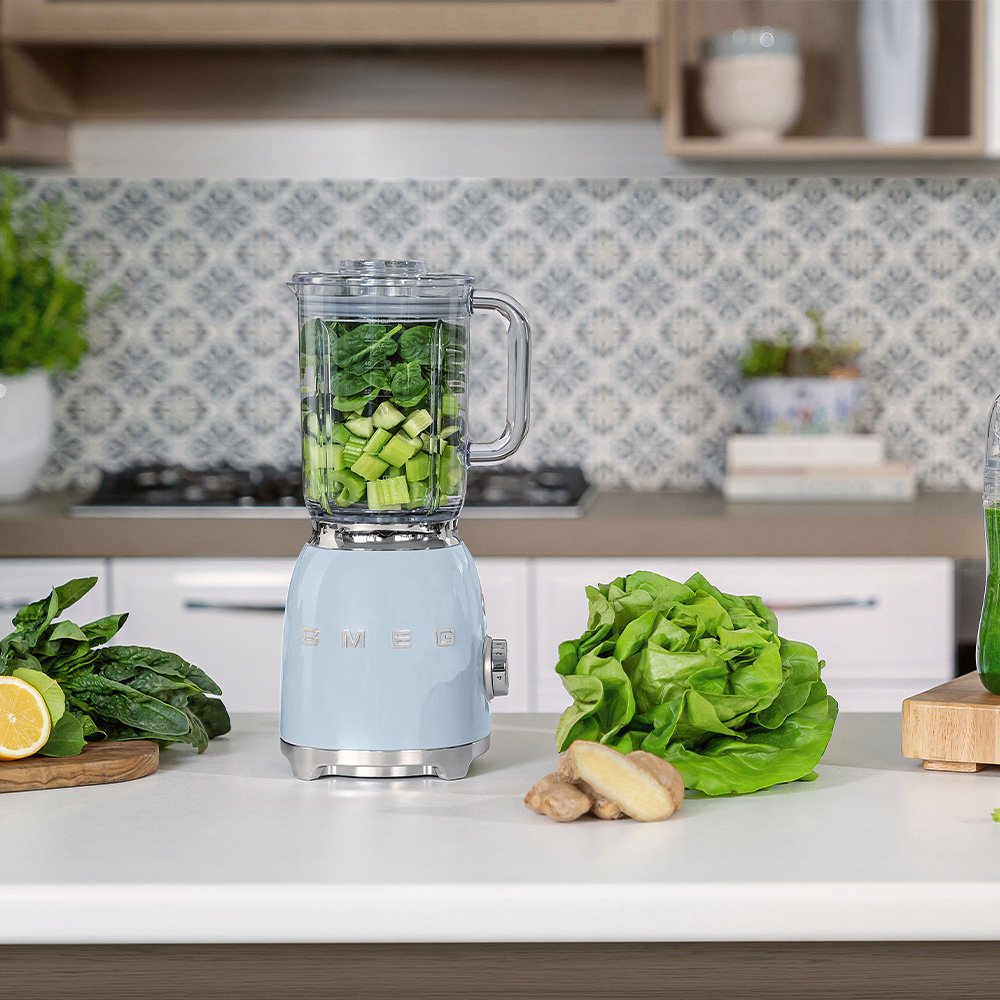 Batidora  De Vaso Smeg Azul Blf03pbeu