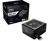 Fuentes De Alimentación Asrock Pro Series Pro-650b 650w Atx 80+ Bronze Negro 90-Uxr065-Bneaa2
