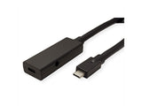 Roline Usb 3.2 Gen 2 Repeater Cable, C-C, St Bu, 5 M