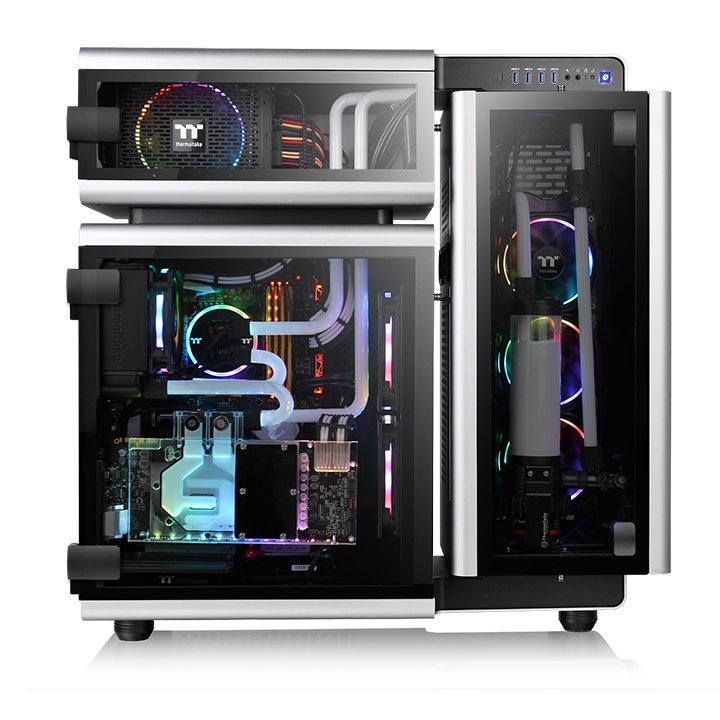 Caja Pc Thermaltake Level 20 Cristal Templado Usb 3.1 Rgb