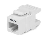 Startech Conector Modulo Keystone Rj45 Hembra Cat6 180âº Blanco