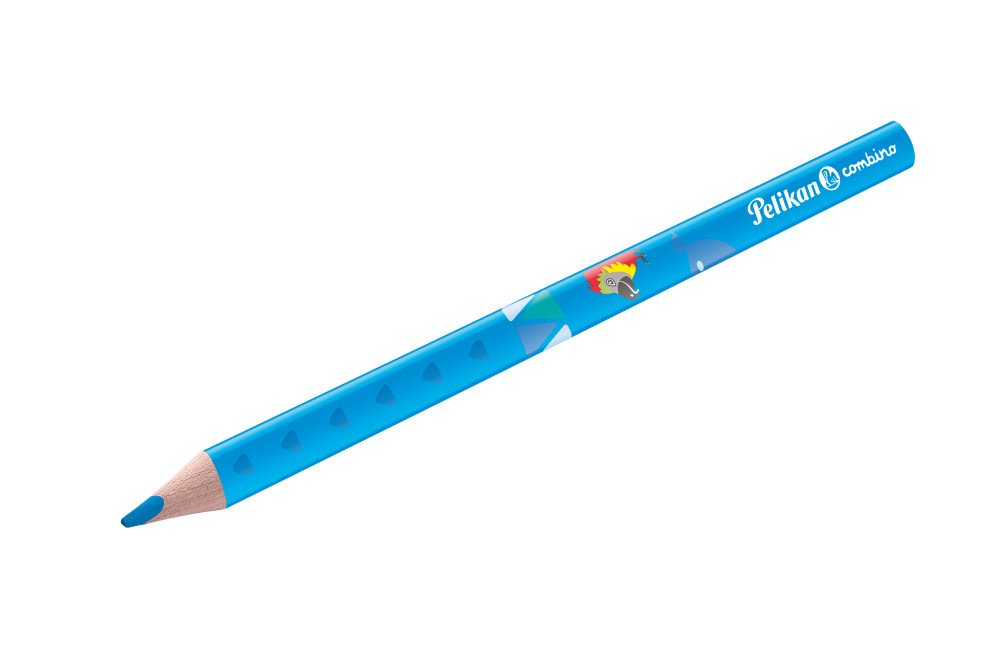 Pelikan Caja De 12 Lapices De Colores Jumbo Triangulares - Mina Antirotura - Certificacion Fsc