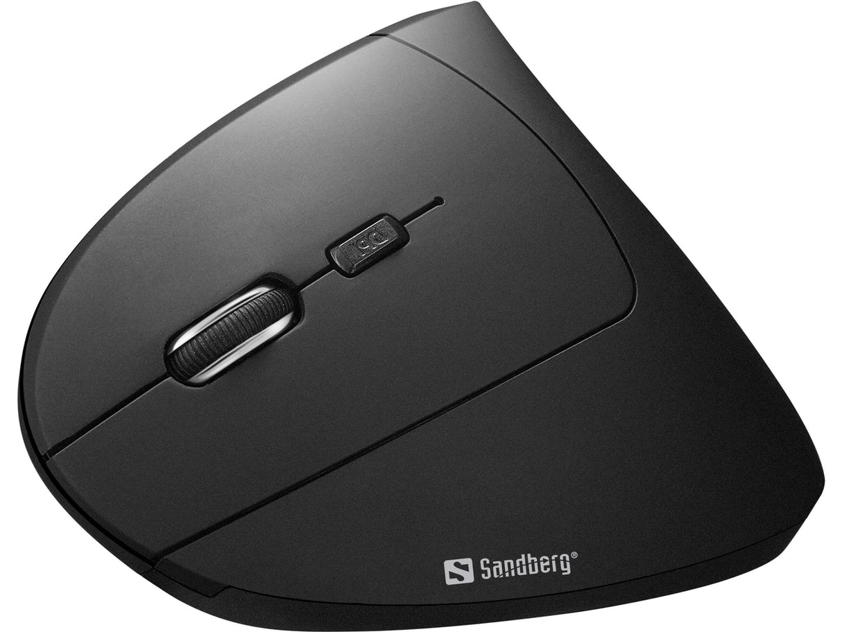Ratón Vertical Sandberg Con Cable Usb Óptico 2400 Dpi