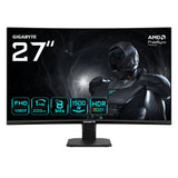 Monitor Gigabyte 27" Gs27fca,Curvo,Va 1500r,1920x1080 (Fhd),0.31pp,3000:1,1ms,200hz,2hdmi+1dp