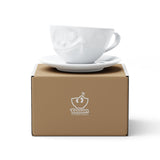 Fiftyeight Kaffeetasse 200ml - Glücklich Blanco