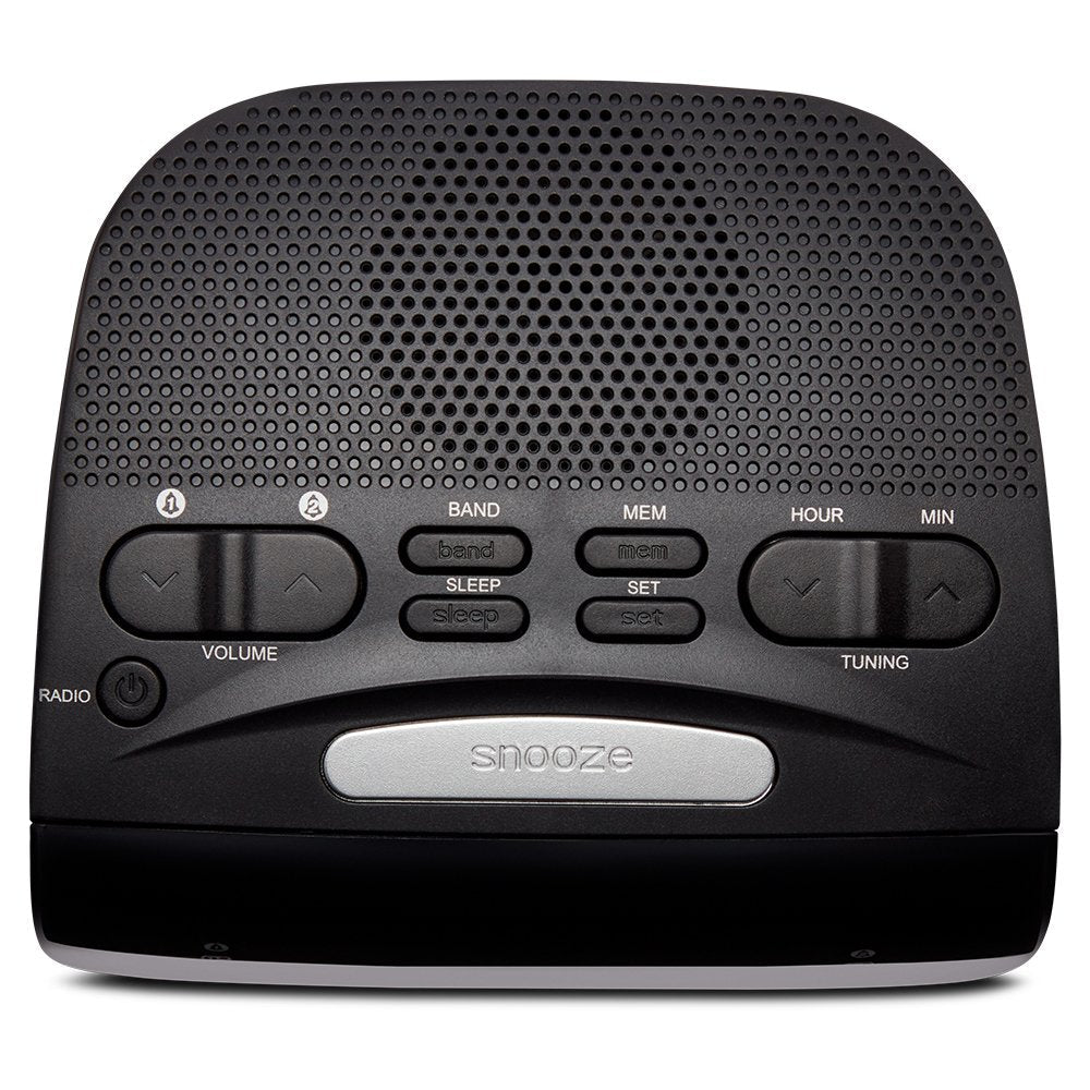 Radio Reloj Despertador Aiwa Cr-15bk Doble Alarma Fm