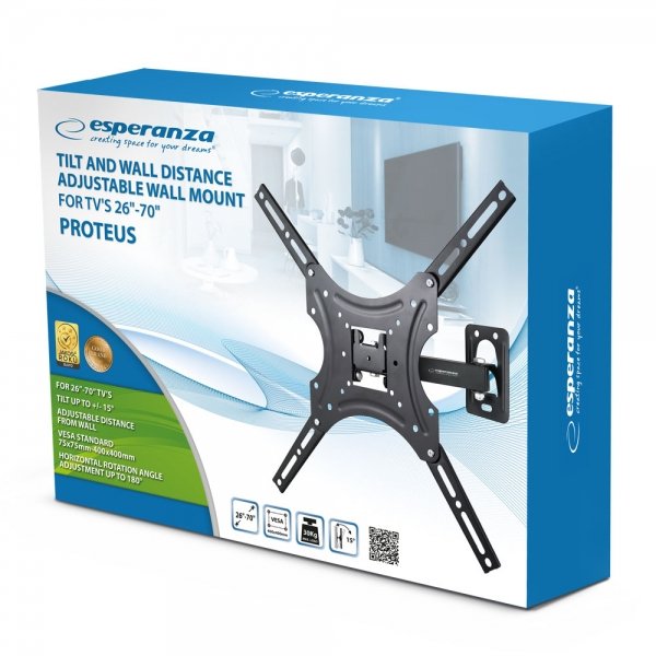 EAN 5901299958995 - Esperanza PROTEUS 177,8 cm (70") Negro imagen 6