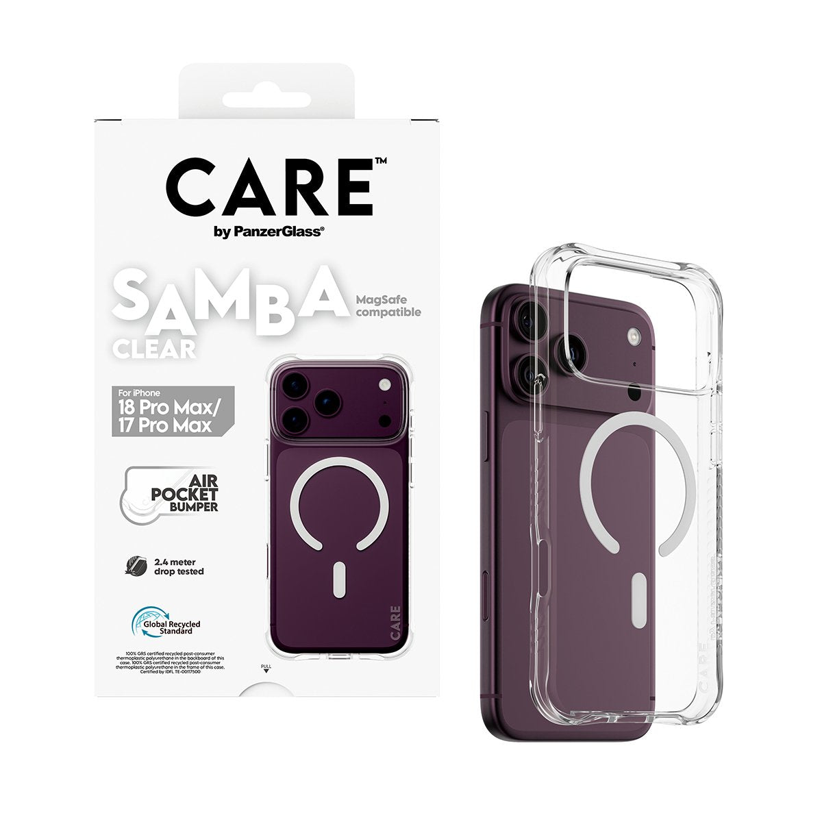 Care By Panzerglass Samba Case Ip17/18 Pro Max Transpa. Ms Weiss