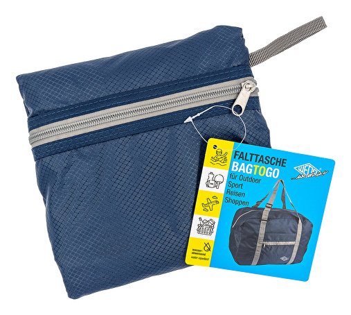 Wedo Gepäcktasche Faltbar Wasserabweisend, Nylon Rot