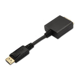 EAN 8436574701326 - AISENS A125-0133 adaptador de cable de vídeo 0,15 m DisplayPort DVI Negro imagen 2