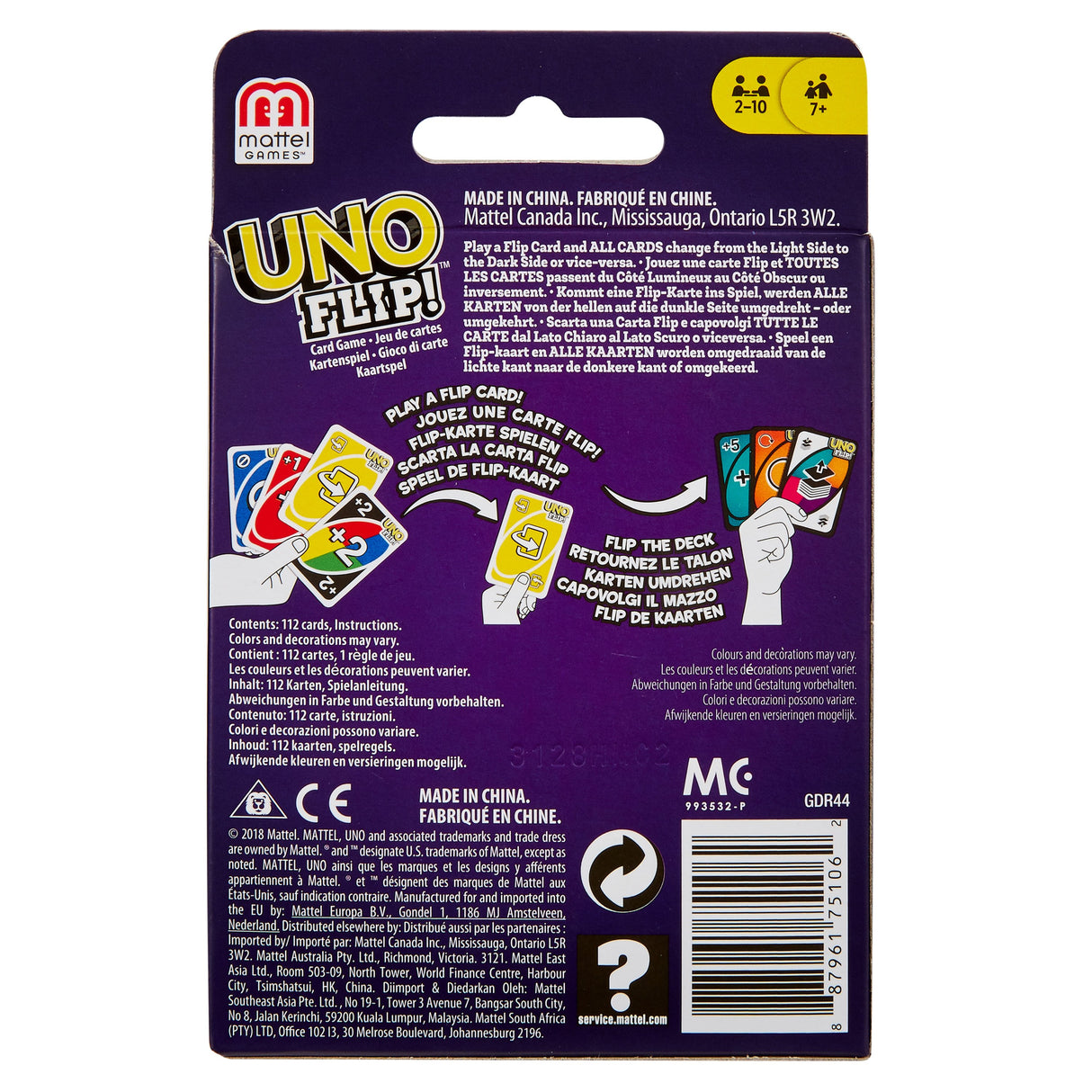 EAN 0887961751062 - Games GDR44 juego de tablero Juego De Cartas Perder las cartas imagen 4