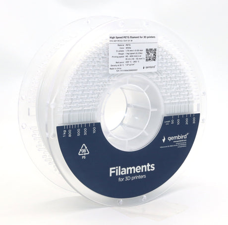 EAN 8716309131599 - Gembird 3DP-PETG1.75HY-01-W material de impresión 3d Polietileno tereftalato glico (PETG) Blanco 1 kg imagen 2