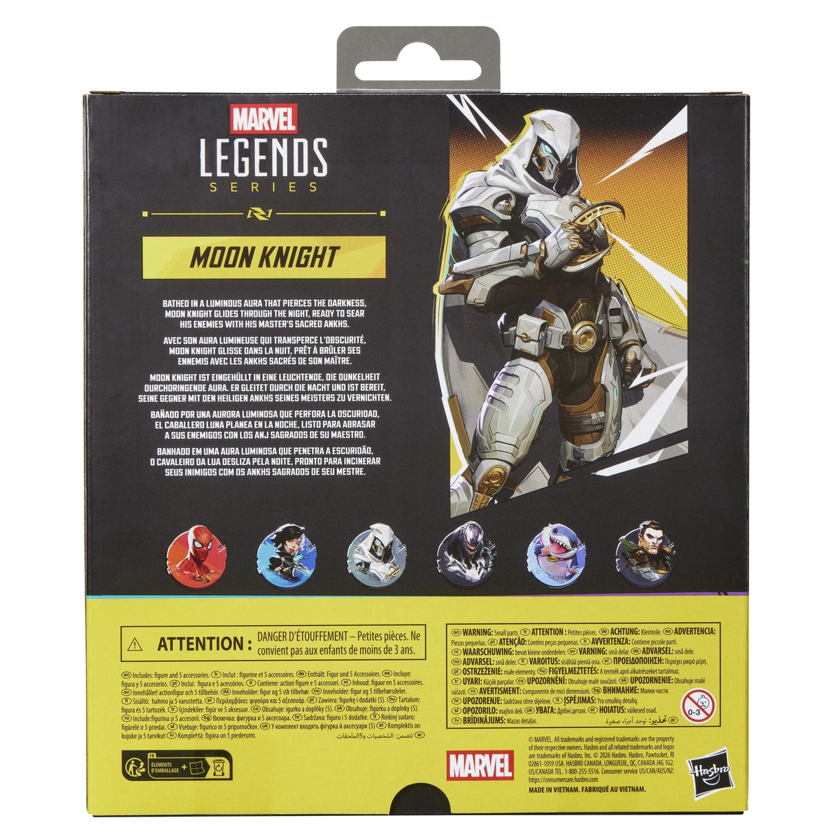 Figura Hasbro Marvel Legends Series Rivals Moon Knight