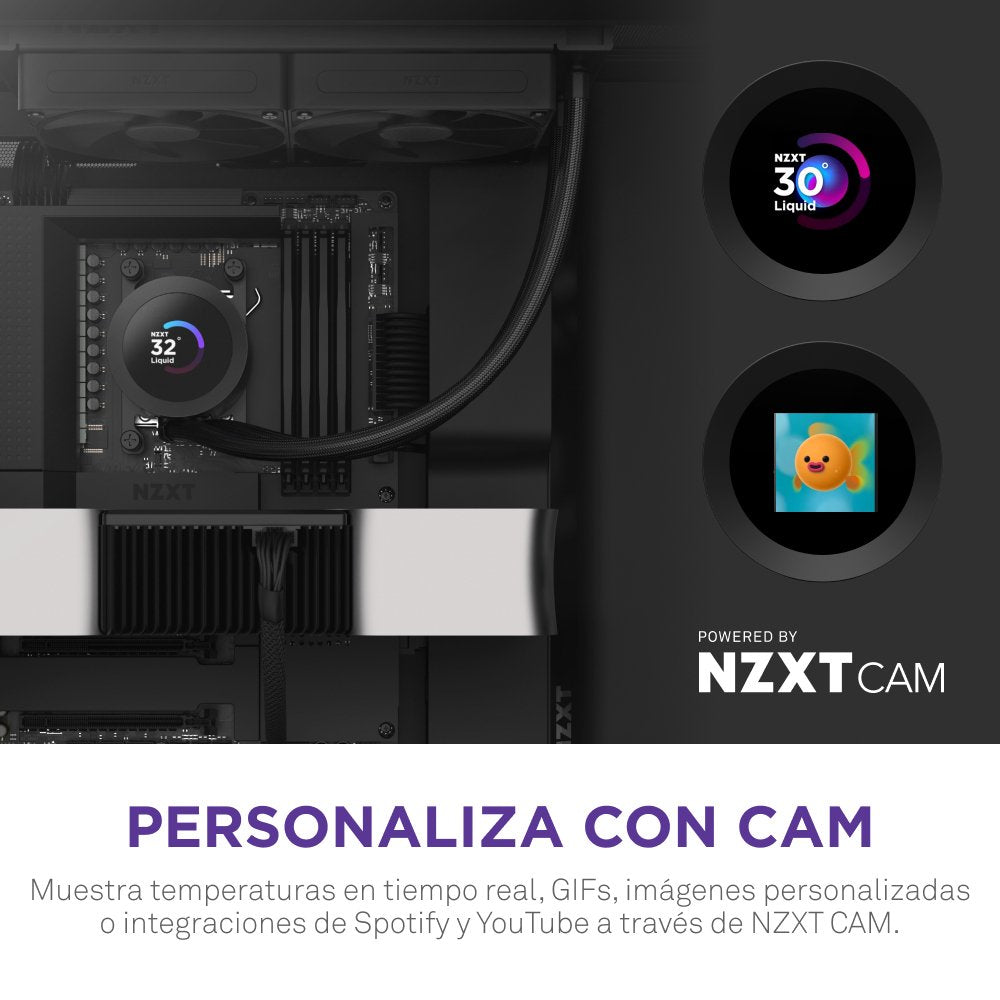 EAN 5056547205199 - NZXT Kraken Plus 240 Procesador Sistema de refrigeración líquida todo en uno 12 cm Negro imagen 5