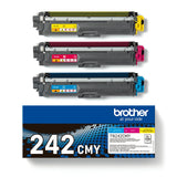 EAN 4977766812856 - Brother TN-242CMY cartucho de tóner 1 pieza(s) Original Cian, Magenta, Amarillo imagen 4