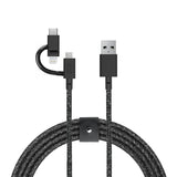 EAN 4895200436645 - Native Union BELT-ULC-CS-BLK-NP cable USB 2 m USB A USB C/Micro USB A/Lightning Negro imagen 2