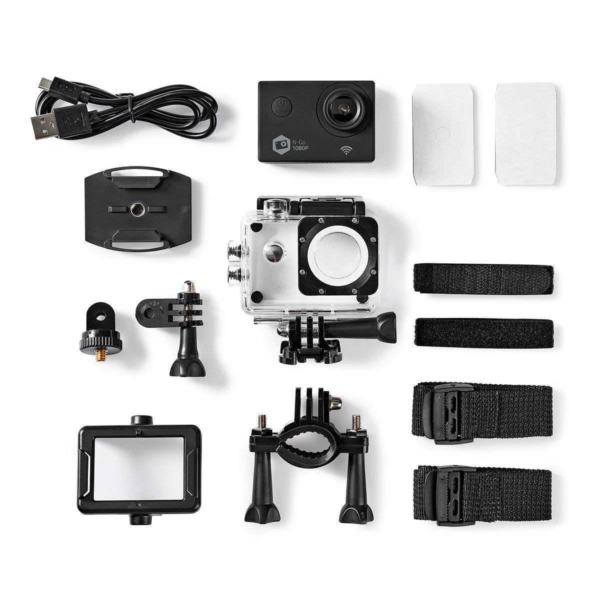 Nedis Camara De Accion 1080p@30fps 12 Mpixel Sumergible Hasta: 30.0 M