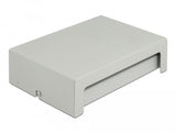 Delock Keystone Patchpanel 8 Port Grau