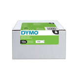Dymo Cinta Lm D1 Multipack 12mmx7mvalue Pack (S0720530 10 Rollos) Negro/Blanco