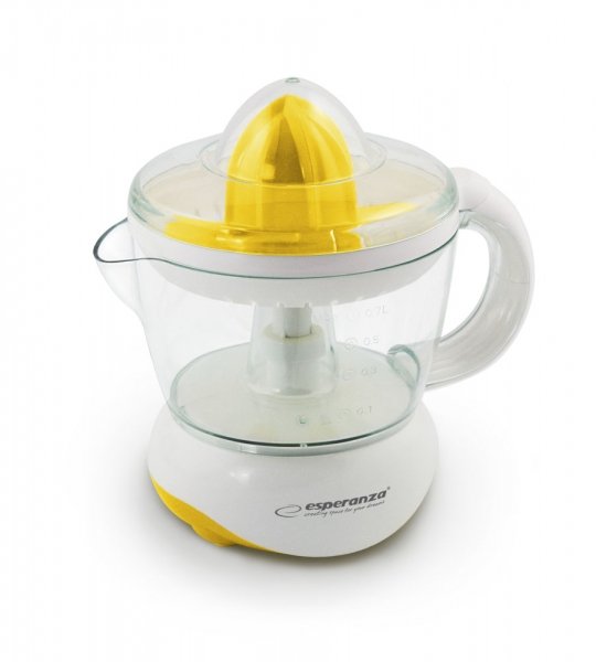 EAN 5901299918470 - Esperanza EKJ001Y prensa de cítricos eléctricos 0,7 L 25 W Blanco, Amarillo imagen 2