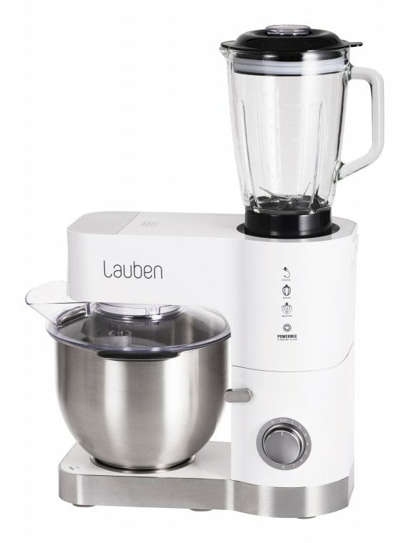 Robot  Lauben Lbnkm1200wt De Cocina 1200 W 5,5 L Acero Inoxidable, Blanco