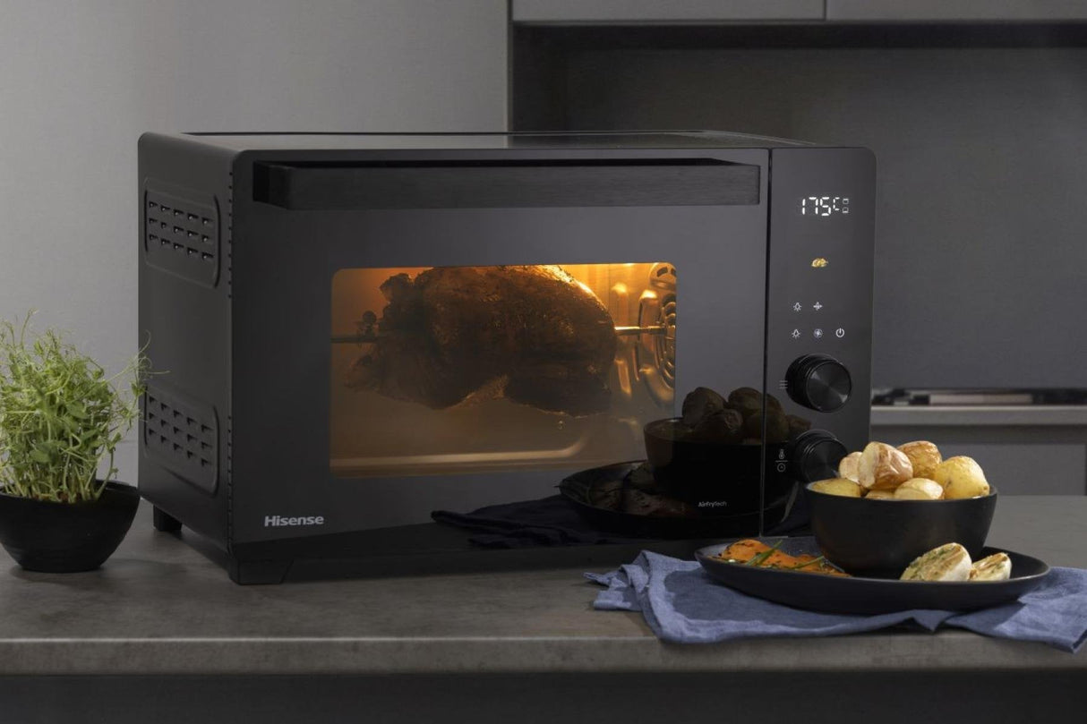 Hisense Miniofen Hom30af  (Negro, 1.800 Watt, 30 Liter) Hom30af