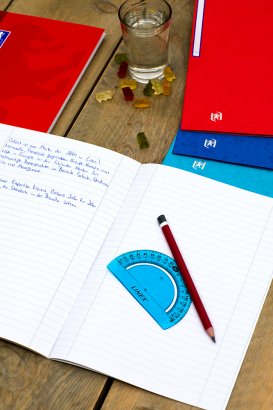 Oxford 100050361 Cuaderno Y Block A4 Rojo