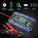 EAN 5901878524825 - Qoltec 52482 Cargador de batería para vehículos 12/24 V Negro, Azul imagen 3