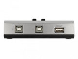 Umschalter Usb 2.0 Mit 2 X Typ-B Buchse Zu 1 X Typ-A Buchse Manuell Bidirektional