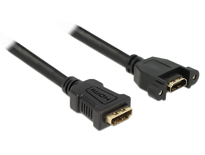 Delock Cable Hdmi A Hembra > Hdmi A Hembra Para Instalación 25 Cm