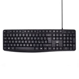 Ewent Teclado Con Cable Usb - Disposicion Italiana Qwerty It - Cable De 1.35m - Teclas De Bajo Perfil Y Silenciosas -