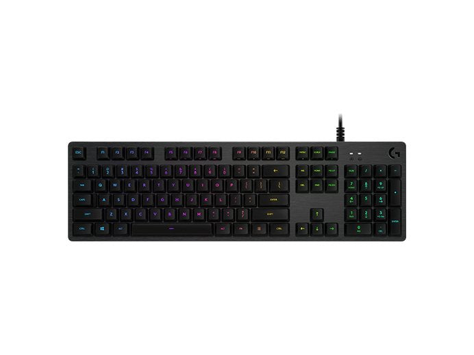 Teclado Portugués Logitech G G512 Carbon Lightsync Rgb Mechanical Gaming Gx Brown Switches Carbono