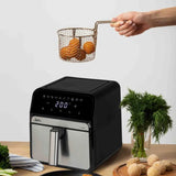 Jata Air Fryer 8l 10 Programs 200ºc Max 2100w Black-Silver Jefr1242