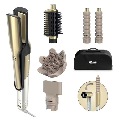EAN 0622356360111 - Shark Glam Herramienta de peinado con múltiples accesorios Caliente Oro 1500 W imagen 1