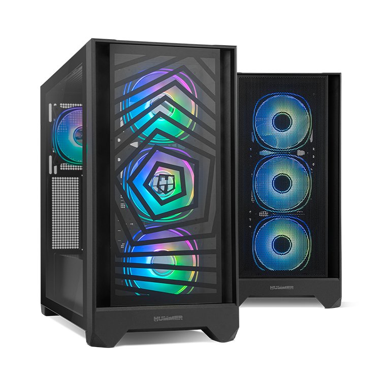 EAN 8436587974885 - NOX Hummer PLASMA Midi Tower Negro imagen 12