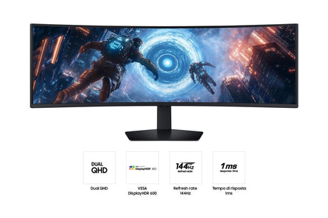 EAN 8806095977362 - Samsung S49FG912EU pantalla para PC 124,5 cm (49") 5120 x 1440 Pixeles Dual QHD LCD Negro imagen 4
