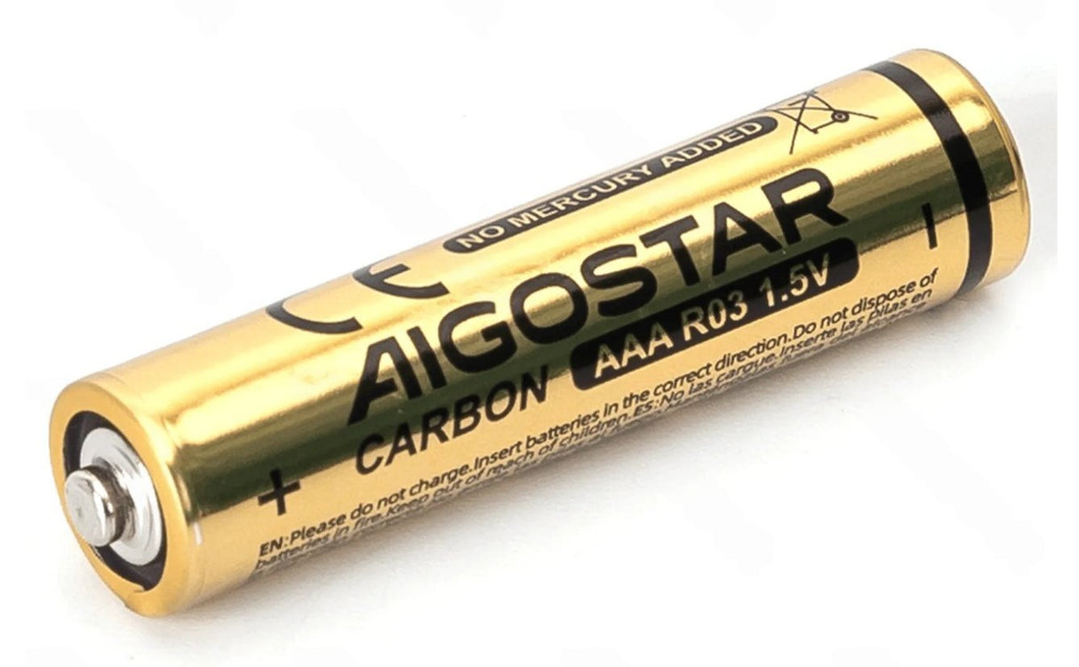 Pila De Carbono-Zinc R03 (Aaa) 1.5v 12 Uds Aigostar 12 Uds./ R03, Aaa/ 1.5v