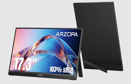 EAN 6975114120187 - Arzopa A1M Monitor portátil Negro 43,9 cm (17.3") LCD 1920 x 1080 Pixeles imagen 1