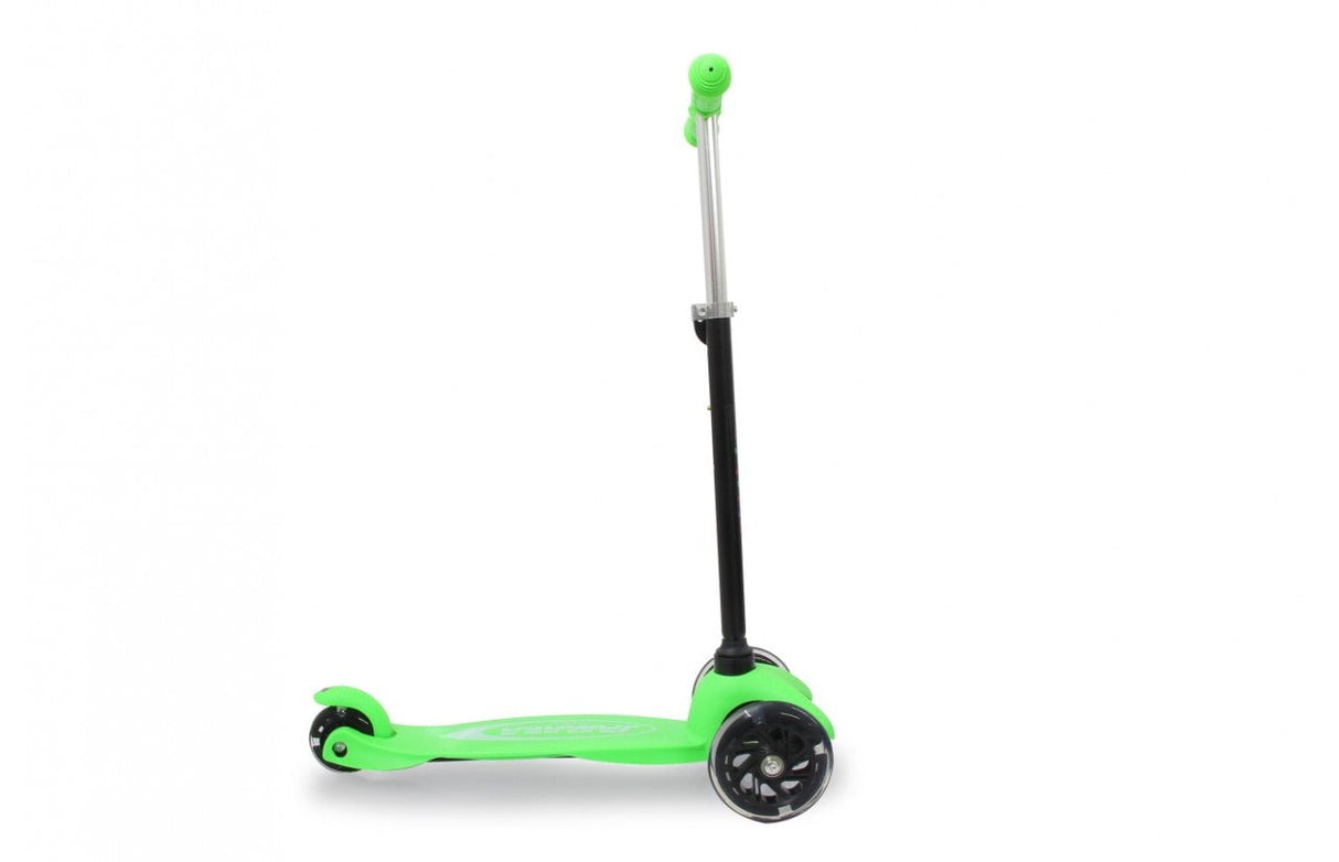 Jamara 460495 Scooter Niños Patinete De Tres Ruedas Negro, Verde