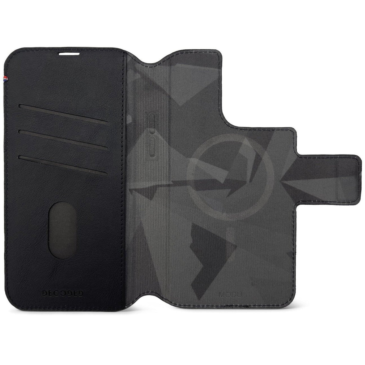 Decoded Modu Wallet Funda Para Iphone 13 Pro Max (6.69") Funda Cartera Negro