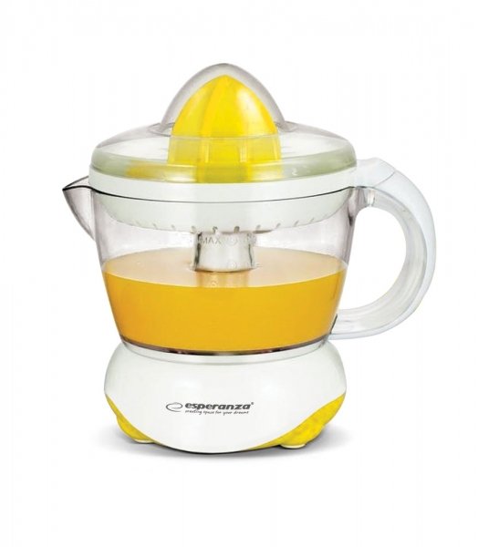EAN 5901299918470 - Esperanza EKJ001Y prensa de cítricos eléctricos 0,7 L 25 W Blanco, Amarillo imagen 1