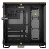 EAN 0840006688846 - Corsair CC-9011282-WW carcasa de ordenador Midi Tower Negro, Nuez imagen 3