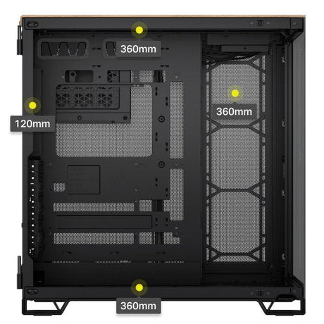 EAN 0840006688846 - Corsair CC-9011282-WW carcasa de ordenador Midi Tower Negro, Nuez imagen 3