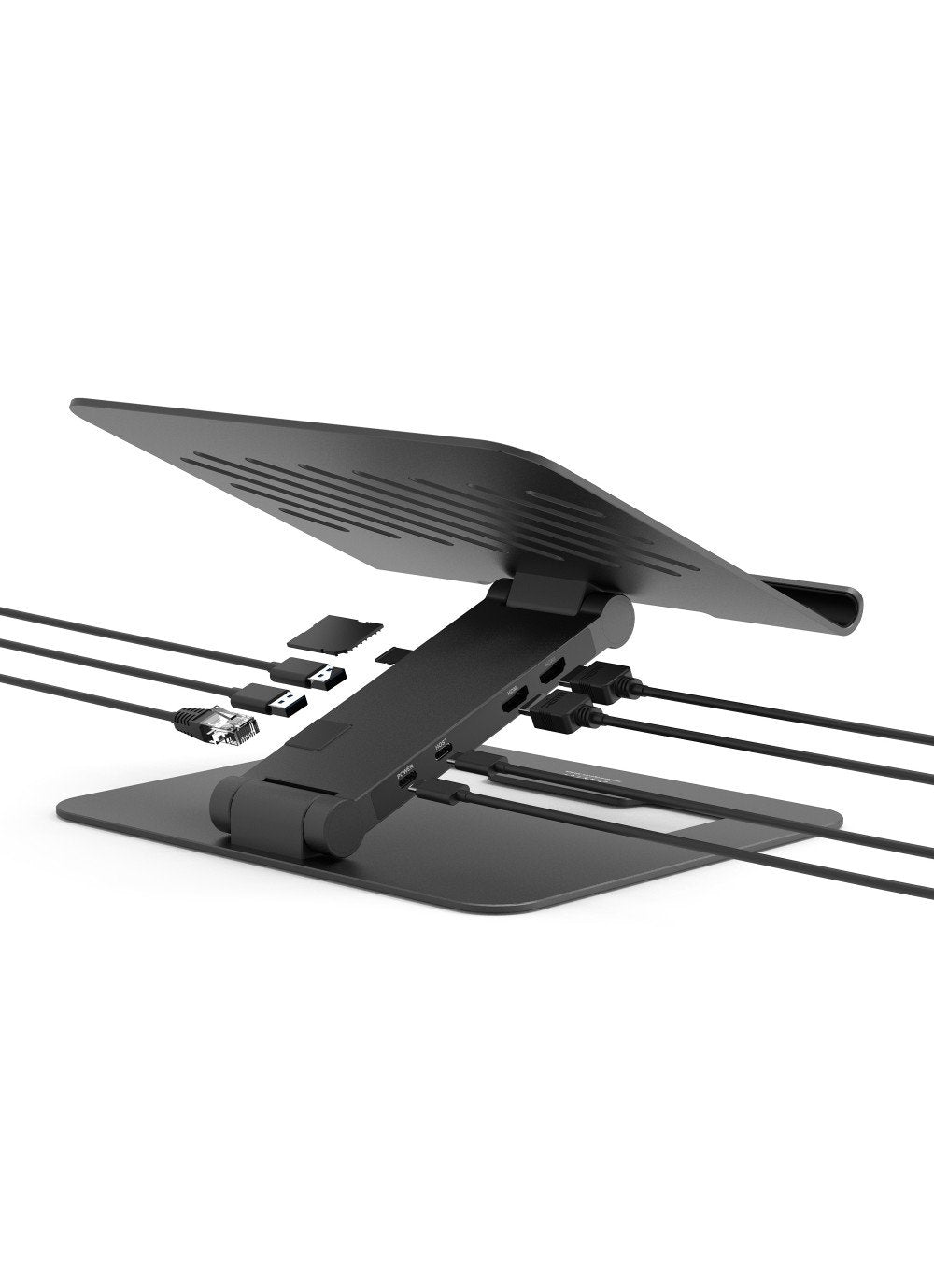 Port Designs Adjustable Stand - Docking Type C - 2 X 4k
