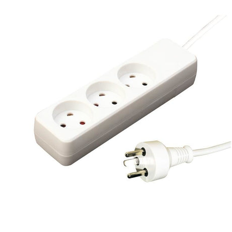 EAN 5714590000078 - Garbot 24155119-1E base múltiple 1 m 3 salidas AC Interior Blanco imagen 1