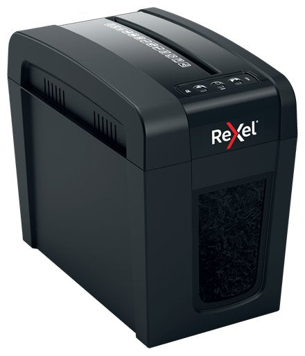 Rexel Secure X6-Sl Whisper-Shred Destructora De Papel Manual Corte En Particulas - Destruye Hasta 6 Hojas - 10l